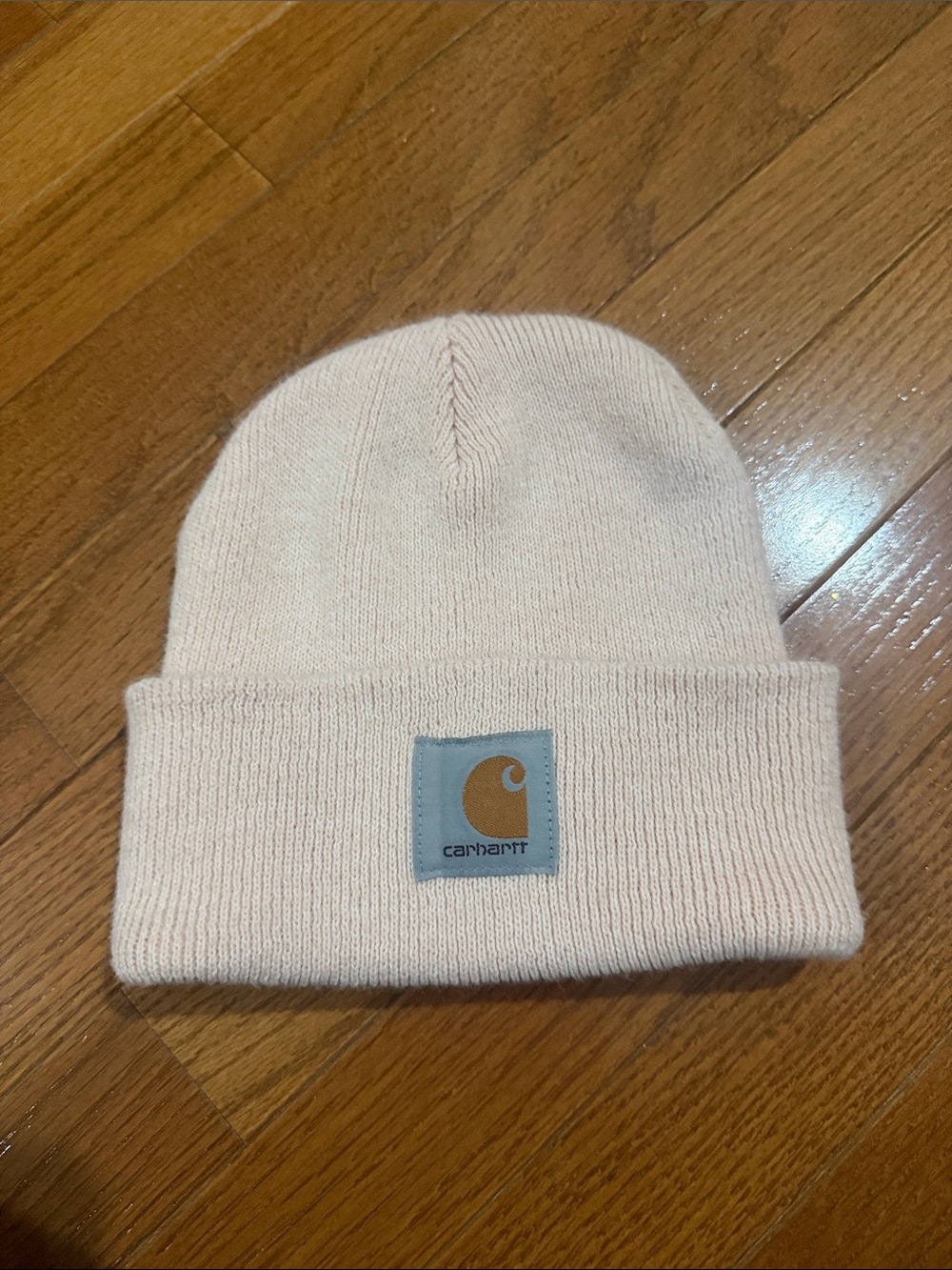 Carhartt women’s  Light Pink Knit Cuffed Beanie